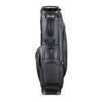 ASK ECHO Golf Prestige-14 Way Full Length Hybrid Stand Bag – Premium Leather, External Putter Clip (Black)