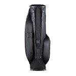 ASK ECHO Golf Prestige-14 Way Full Length Hybrid Stand Bag – Premium Leather, External Putter Clip (Black)