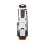 Callaway Golf CHEV Stand Bag (White/Charcoal/Orange)