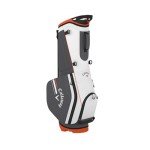 Callaway Golf CHEV Stand Bag (White/Charcoal/Orange)
