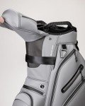 Pins & Aces Cart Bag - 14-Way, Full Length Dividers, Single Strap - Velvet Lined (Ash)