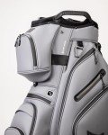 Pins & Aces Cart Bag - 14-Way, Full Length Dividers, Single Strap - Velvet Lined (Ash)