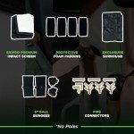 DIY Golf Simulator Enclosure - Easy-Setup Golf Simulators for Home Include SIGPRO Premium Screen, Enclosure Surround, Protective Foam Padding, and More - for Quality Golf Practice, 8’4” x 8’4” x 5’