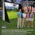 Elite Screens GolfSim Portable ImpactWhite 350, 8'x10' Portable Fast Folding Impact Projector Screen for Golf/Multi-Sport Simulation Screen, GSP0810-IPW350