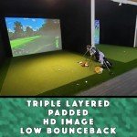SPECTRUM GOLF SIMULATORS-Golf Cage-Padded-DIY-Premium Poly Spacer Golf Screen-US Made (120 x 96 x 60)