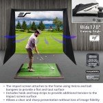 Elite Screens GolfSim Portable ImpactWhite 350, 8'x10' Portable Fast Folding Impact Projector Screen for Golf/Multi-Sport Simulation Screen, GSP0810-IPW350