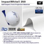 Elite Screens GolfSim Portable ImpactWhite 350, 8'x10' Portable Fast Folding Impact Projector Screen for Golf/Multi-Sport Simulation Screen, GSP0810-IPW350