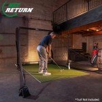 FlightScope X3 Golf Simulator and The Net Return Pro Series V2 Golf Net with Side Barriers | 50+ Swing Data Parameters, Multicam, 10 Courses, 17 Ranges, Real-Time Shot Tracer | Indoor & Outdoor