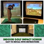 SPECTRUM GOLF SIMULATORS-Golf Cage-Padded-DIY-Premium Poly Spacer Golf Screen-US Made (120 x 96 x 60)