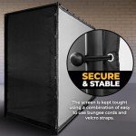 SimSpace Golf Simulator Enclosure with Impact Display Projection Screen, use with All Golf Launch Simulators and Monitors.