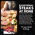 UMAi Dry Aging Bag for Steaks - Pack of 3 I Dry Age Bags for Meat, Ribeye & Striploin Steak up to 12-18lbs, Home Steak Ager Refrigerator Bags, NO Vacuum Sealer Required, Tender Aged Beef in 28-45 Days
