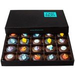 Chanukah Decorated Chocolate Covered Cookies Gift Box - 20CT by Oh Nuts