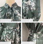 Satin Long Sleeve Maxi Dress