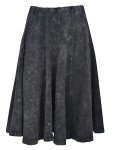 Kiki Riki Women's/Teens Panel Lola Skirt (US, Alpha, X-Large, 28-29", Black Denim)
