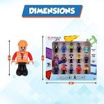 Playmags Magnetic Figures Community Set of 15 Pieces - Play People Perfect for Magnetic Tiles Building Blocks - STEM Learning Toys Children – Magnet Tiles Expansion Accessories Pack