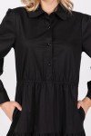 Women's Long Sleeve Midi Dress with Sweater Vest 