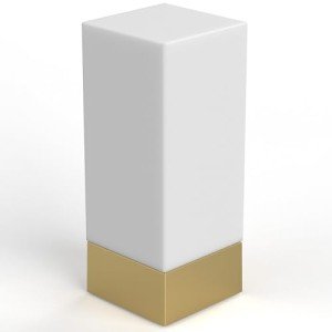 Shabbos Dimmable LED Lamp with Gold Base