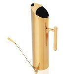 Elegant Stainless Steel Gold Handle Pitcher