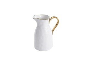 Golden Salerno Titanium-Plated Water Pitcher