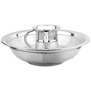 Elegant Stainless Steel Mayim Acharonim Set