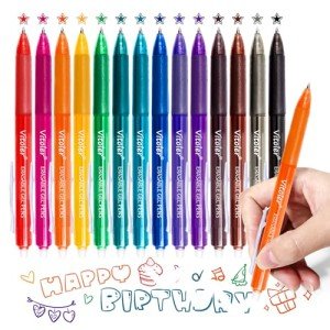 Assorted Color Erasable Gel Pens - 14 Pack