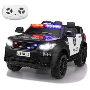 RC Electric Ride-On Police Car