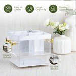 Rotating Lucite Silverware Organizer 