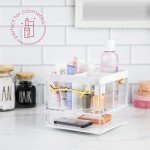 Rotating Lucite Silverware Organizer 