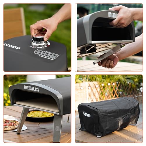 Mimiuo Gas Pizza Oven - Portable Propane, Classic Series