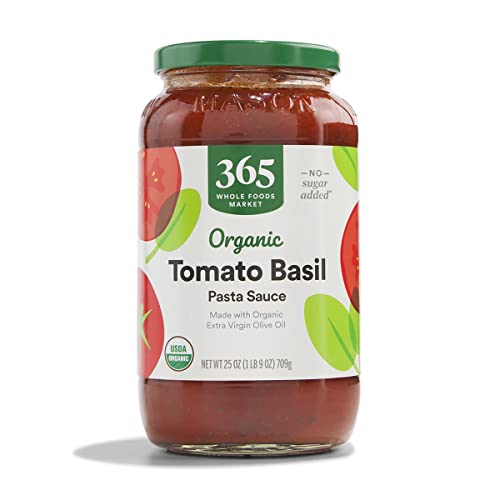 Organic Tomato Basil Pizza Sauce, 25 Ounce