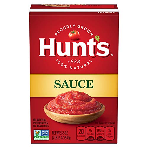 Hunt's Tomato Sauce, 33.5 oz (6 Pack)