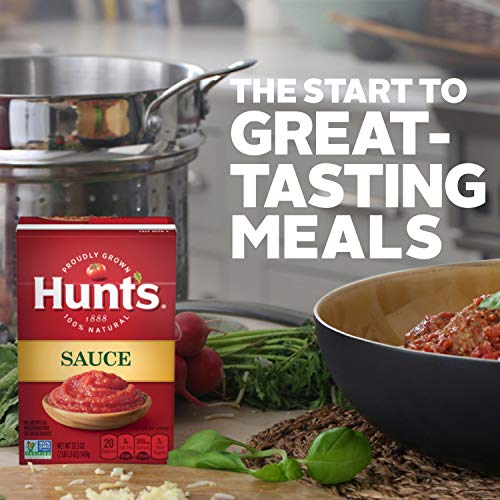 Hunt's Tomato Sauce, 33.5 oz (6 Pack)