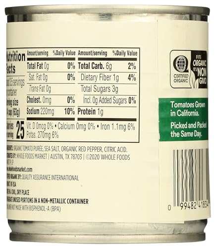 365 Organic Tomato Sauce, 8 oz by Whole Foods
