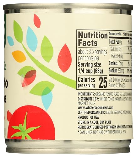365 Organic Tomato Sauce, 8 oz by Whole Foods