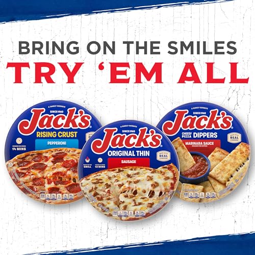 Jack's Thin Crust Cheese Frozen Pizza, 13.8 oz