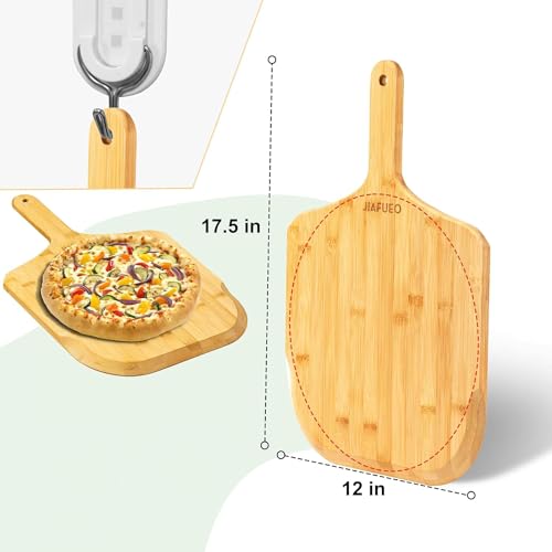 Bamboo Pizza Peel & Board Set - 12 inch