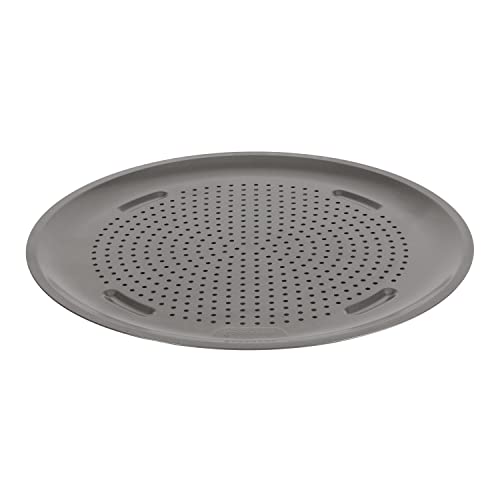 14'' Nonstick Carbon Steel Large Pizza Pan in Gray