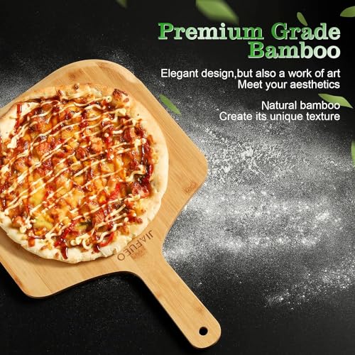 Bamboo Pizza Peel & Board Set - 12 inch