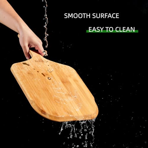 Bamboo Pizza Peel & Board Set - 12 inch
