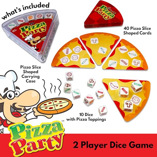 University Games Pizza Party Dice Game, Fun for All