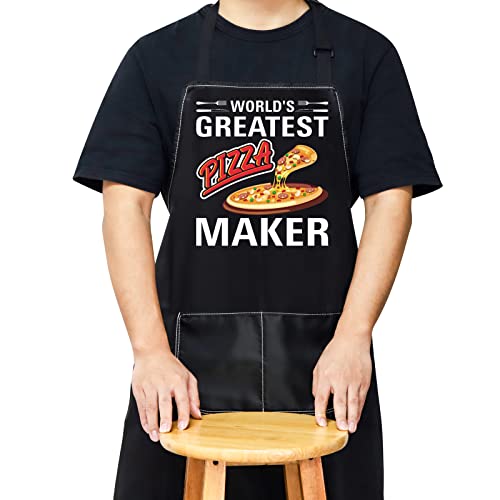 Pizza Lover Adjustable Apron With Pocket - Chef Gift