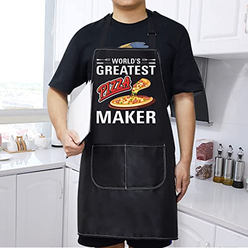 Pizza Lover Adjustable Apron With Pocket - Chef Gift