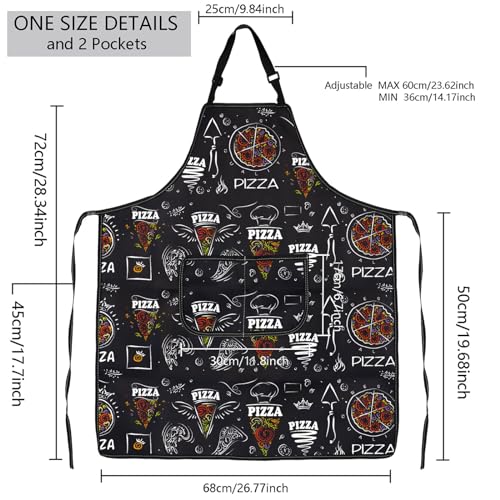 Funny Pizza Lover's Apron for Pizza Enthusiasts