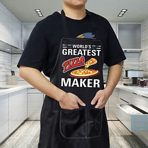 Pizza Lover Adjustable Apron With Pocket - Chef Gift