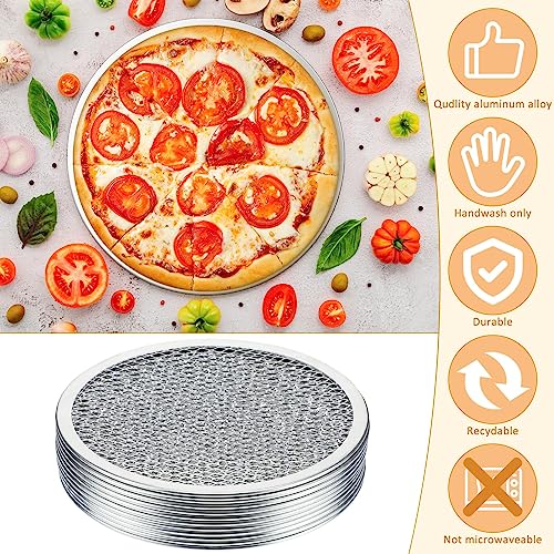 Set of 12 Aluminum Pizza Screens 8 Inch