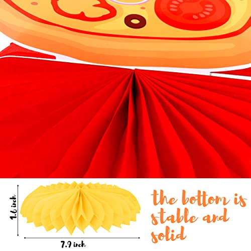 Pizza Party Honeycomb Centerpieces Set - 11 pcs