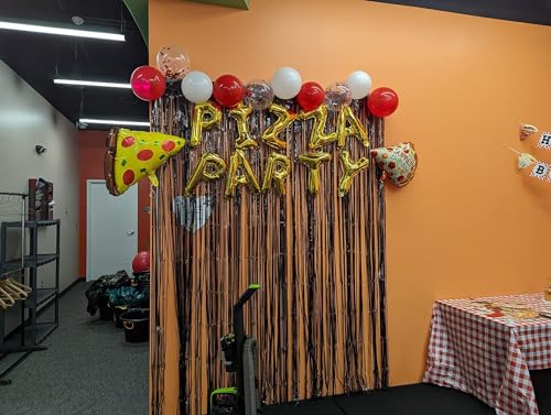 Pizza Party Decoration Supplies Favors Birthday Balloons
