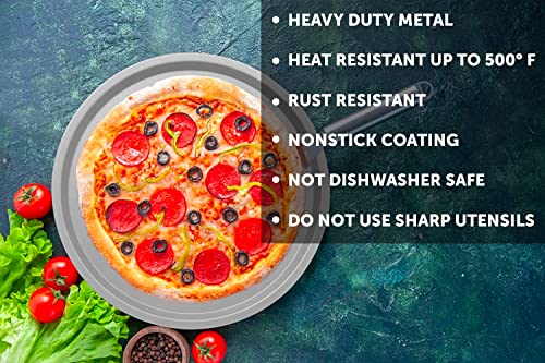 2 Pack 13 Inch Non-Stick Pizza Pans