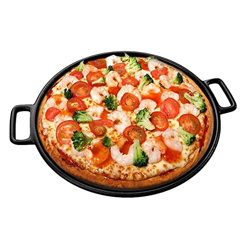 14-Inch Cast Iron Pizza Pan by Home-Complete