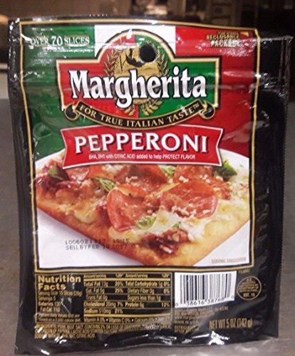 Sliced Italian Margherita Pepperoni Pizza